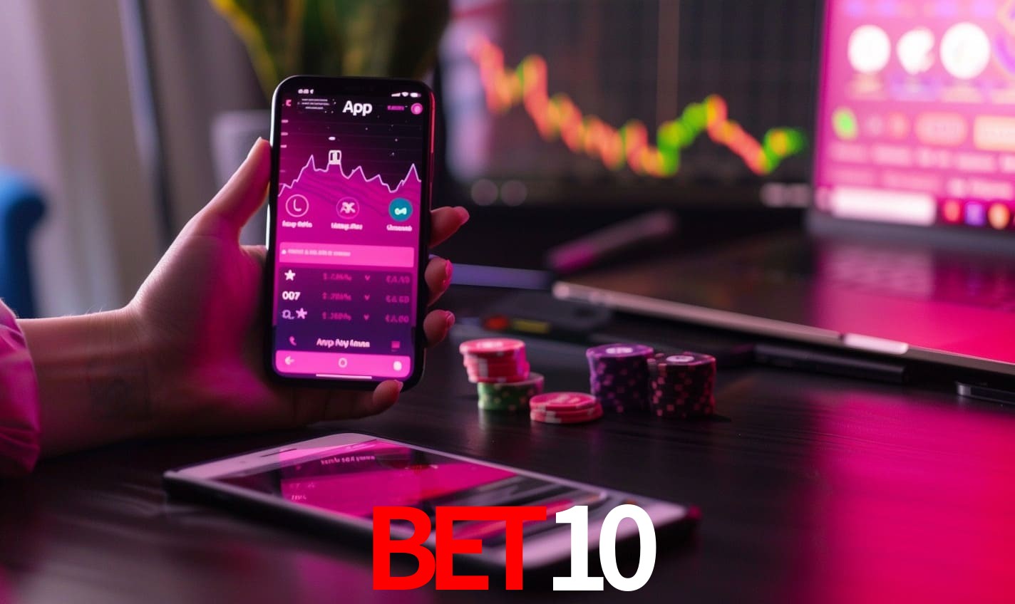 Comparação APP mobile vs versão web da BET10